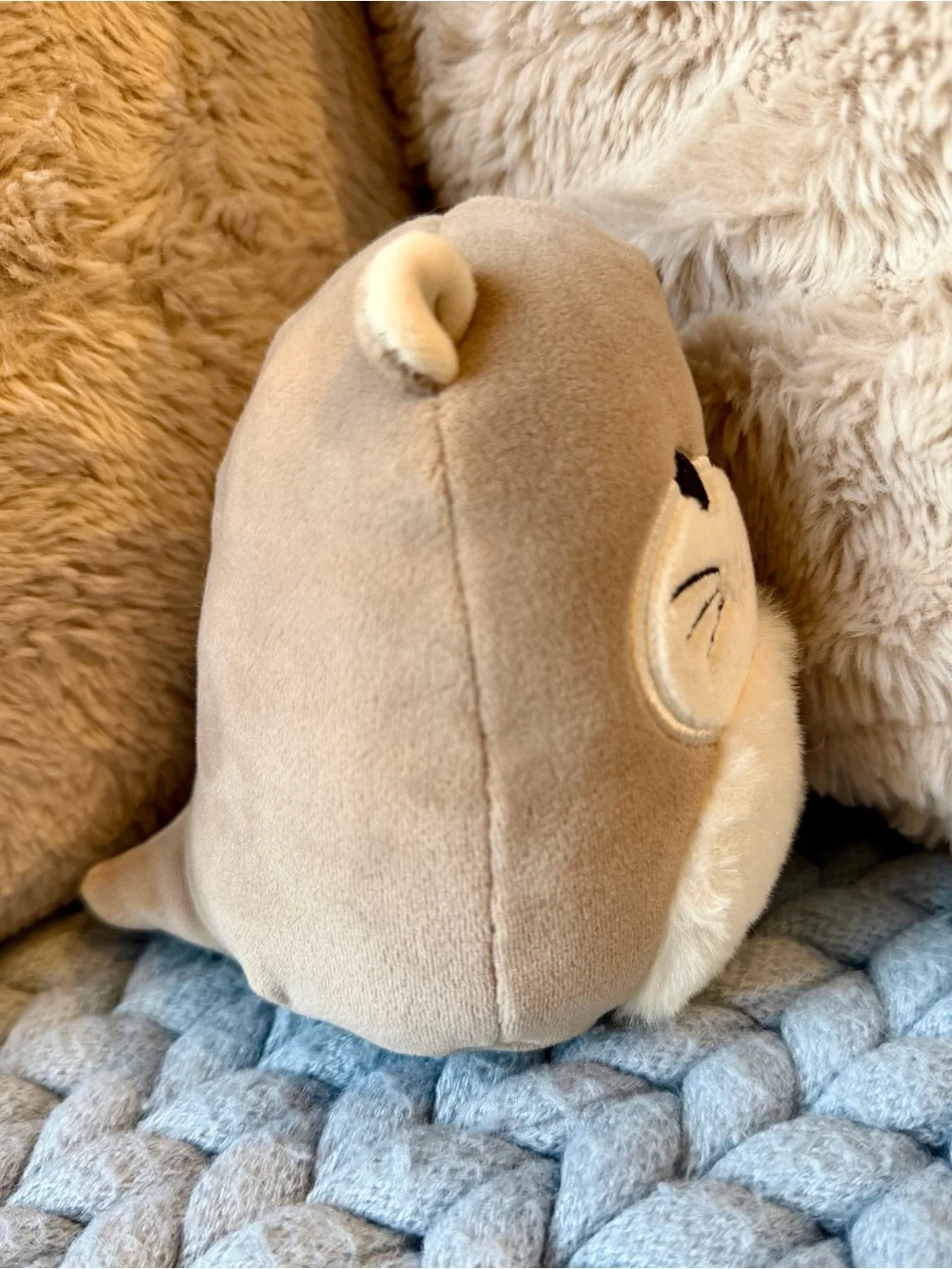 Squishmallows Rie Otter 5” Plush NWT Brown Cream Kellytoy